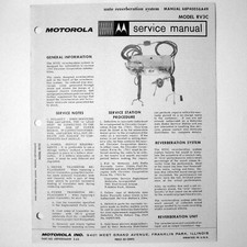 Motorola ® Model RV3C Reverb