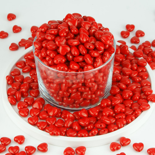 100 500 acrylperlen herz - acrylperlen,