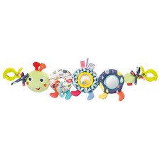 Fehn Kinderwagenkette Baby Mobile Raupe COLOR Friends – Babymobile Kette mit süß