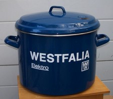 Einkochtopf Westfalia Elektro, emailliert, blau Topf groß 7 Liter einwecken _gn