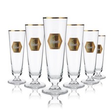 6x Diebels Bierglas 0,2l