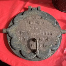 Antikes Waffeleisen Gusseisen