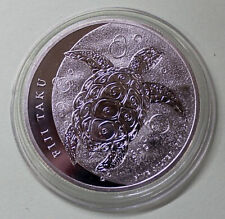 Fidji / Fiji 2 Dollar 2010 Taku Schildkröte BU 1 oz Silber in Kapsel