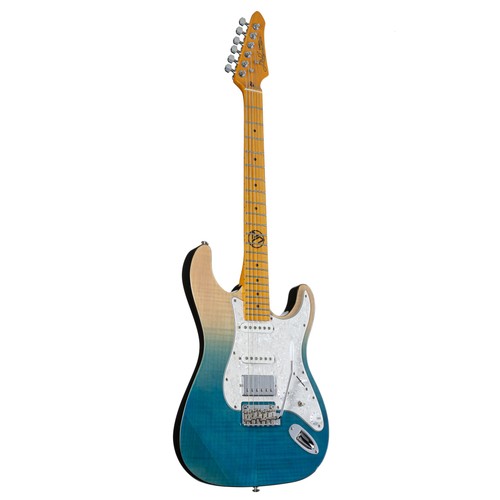 Flame blue e - j&d, e-gitarre