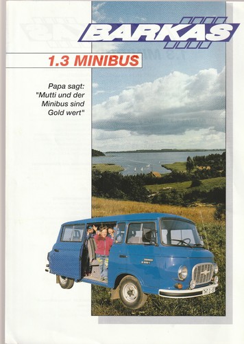 Prospekt barkas minibus - 1,3,
