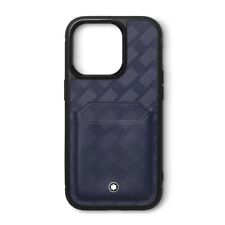 Montblanc Extreme 3.0 Echtleder 2CC Hard Cover Hülle für iPhone 15 Pro Max
