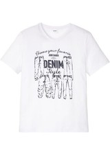 T-Shirt mit großem Druck