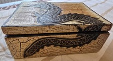 Alte schmuckschatulle aus holz - alte,