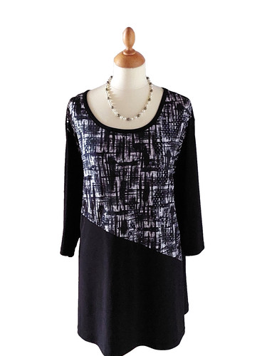 Shirt tunika schwarz 3 - tunika,, 3/4