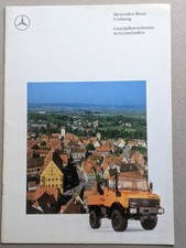 Mercedes-Benz Unimog Kommunal Prospekt Traktor Schlepper Forst Agrar 