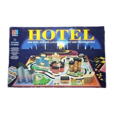 Hotel MB Spiele Brettspiel als Blaue Ausgabe 1994 ohne Laternen
