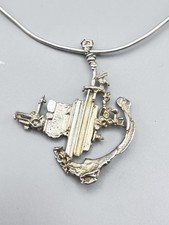 Vintage Juhls Tundra Halskette Sterling Silber 925S aus Norwegen