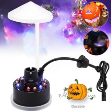 Ultrasonic Fogger Nebuliser Fog Machine Atomiser Fountain Pond Mister 12LED