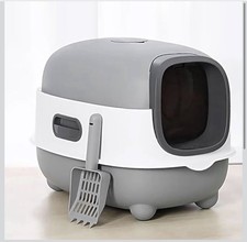 Große Katzentoilette mit