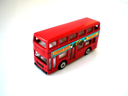 Matchbox leyland titan rot - *,