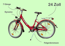 CYCO Kinder/Jugend/Mädchen Fahrrad rot, 24 Zoll, top Zustand