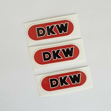 3 Aufkleber DKW Tanklogo