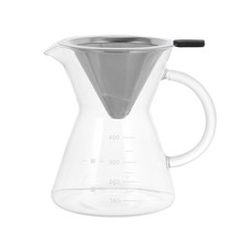 Set glaskaffeekanne tragbare - glaskaffeekanne,