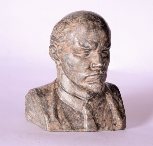 Lenin büste metal - w.lenin,