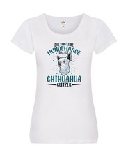 Das sind keine Hundehaare | Chihuahua Glitzer | Hund Damen Shirt Weiß