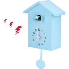 Kuckucksuhr modern Blau