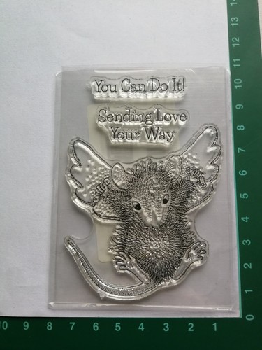 Clearstamps flying mouse - clearstamps,