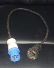 CEE- 0,70 m -Euro Verlängerungskabel + Euro Stecker +Normal Kupplung -siehe Foto