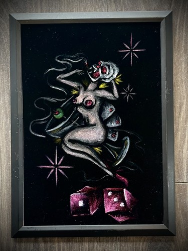 Black velvet oil - black,
