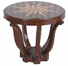 Couchtisch Art Deco Tisch Holztisch Intarsien Wohnzimmertisch Antik Sofatisch