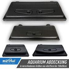Neu Aquarium Abdeckung mit Leuchtmittel Black ZooPaul 80x35 100x40 120x40 150x50