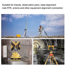 Prism Pole Adapter M10 Edelstahl GPS RTK Prism GPS Total Station Vermessung CU