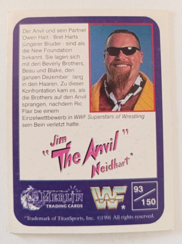 Wwf wrestling sammelkarte - wrestling,