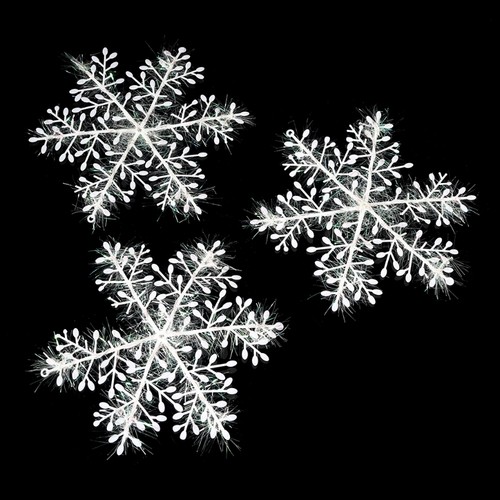 White snowflake ornaments - snowflake,