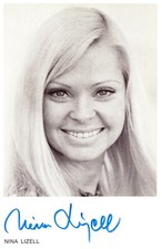 NINA LIZELL AUTOGRAMM FOTO