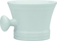 Weiße Rasierseifenschale mit