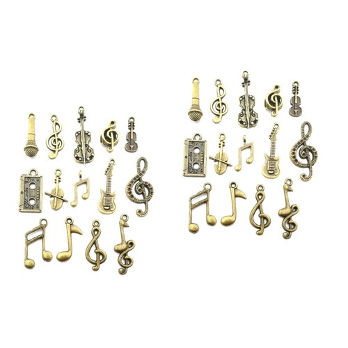 Pack musik schmuck anhänger - 2,