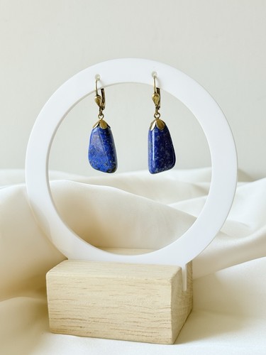 Lapislazuli ohrhänger - lapislazuli, /