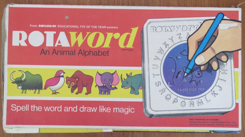 Rota word spirograph ein - rota, tier
