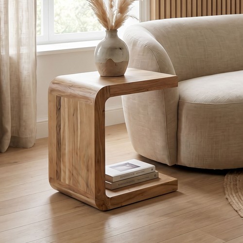 Beistelltisch massivholz 45cm - beistelltisch,