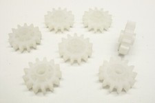 7x  13 zahn 41mm Zahnrad Stirnrad plastik Kunstoff 12