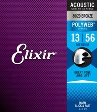 ELIXIR 11100 Acoustic Polyweb 80/20 Bronze 013-056