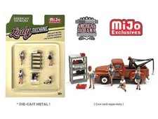Lady Mechanic - Figure Set of 6 pieces - limited - American Diorama 1:64