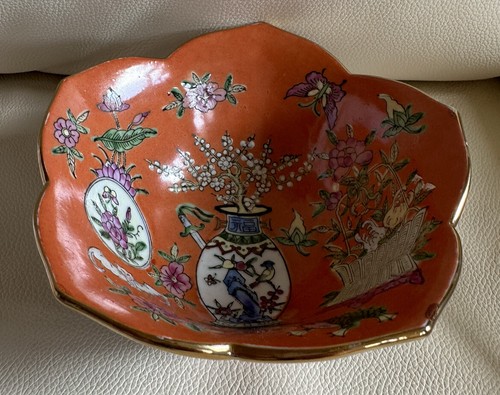 Schale japan china - rot, alt
