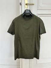 Prada T-Shirt Oliv L – Herren Designer Shirt – kleiner Mangel