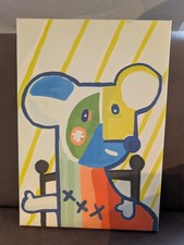 Leinwand Bild Maus Picasso 35x50 cm Kinderzimmer Wanddeko Keilrahmen