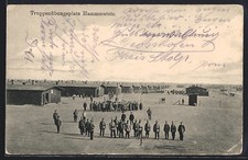 Ansichtskarte Hammerstein, Truppenübungsplatz, Baracken und Soldaten 