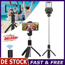 Smartphone Selfie Stick Bluetooth Stativ Teleskop Stange Fernbedienung Handy