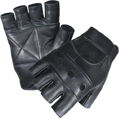 Leder fingerlos herren - leder,