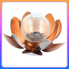 Lotusblume Solar LED Gartenlicht rot, grün, blau mit Farbwechsel LED RGB, Solarp