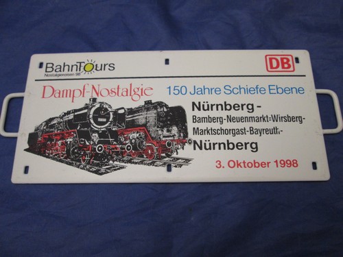 Eisenbahn zuglaufschild - zuglaufschild, ~